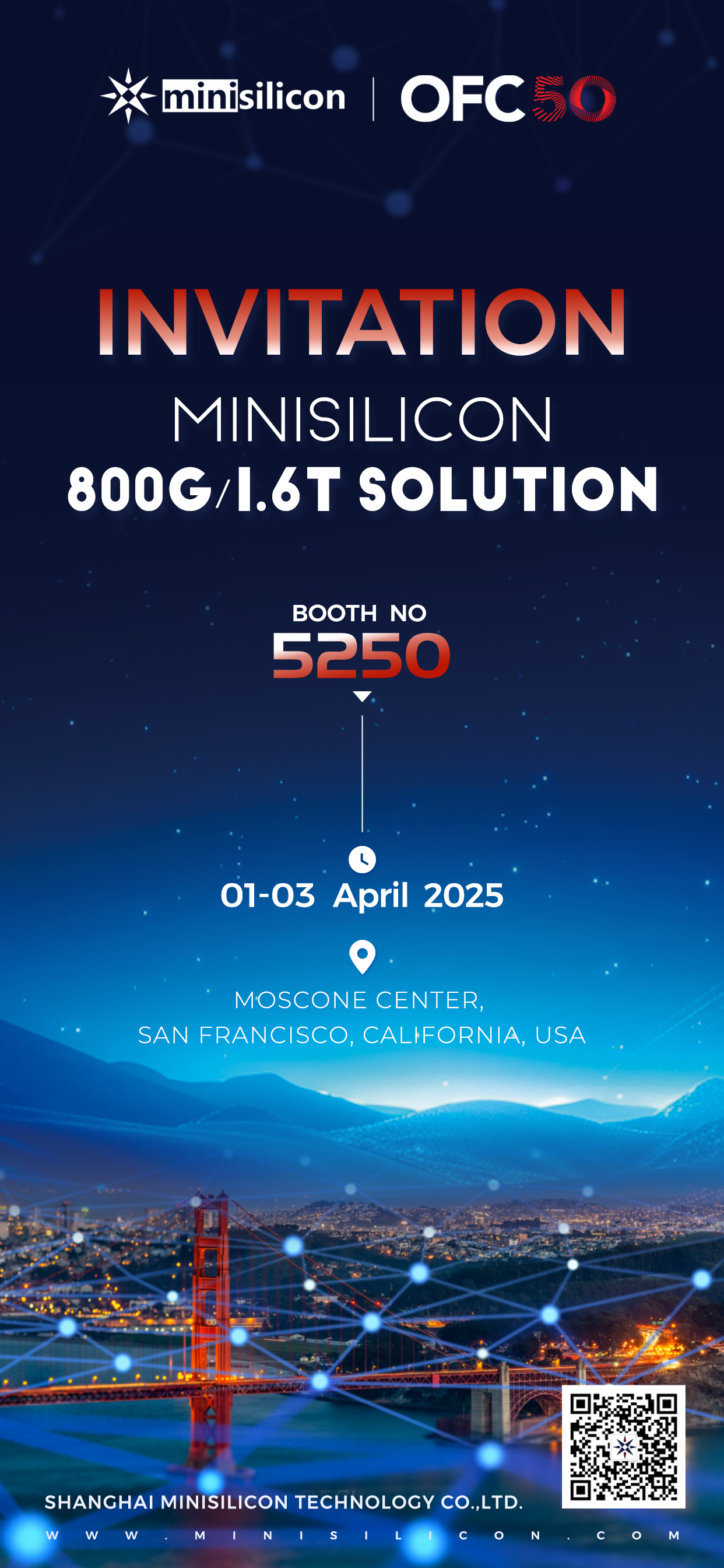 优发国际平台u8科技邀请您共赴旧金山OFC盛会-展位5250
